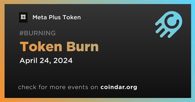 Meta Plus Token to Hold Token Burn on April 24th