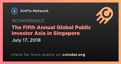 O Quinto Investidor Público Global Anual da Ásia em Cingapura