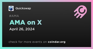 Quickswap to Hold AMA on X on April 26th
