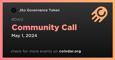 Jito Governance Token to Host Community Call on May 1st