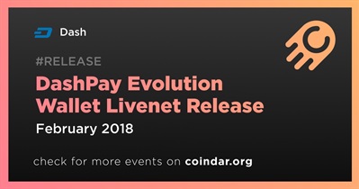 Lanzamiento de Livenet de DashPay Evolution Wallet