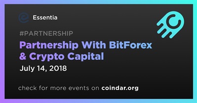 Partnership With BitForex & Crypto Capital