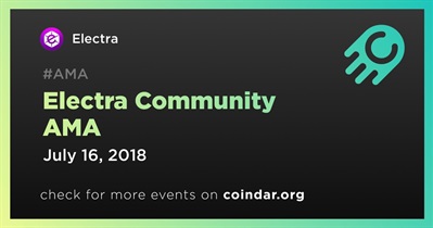 Electra Community AMA