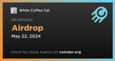 White Coffee Cat to Hold Airdrop