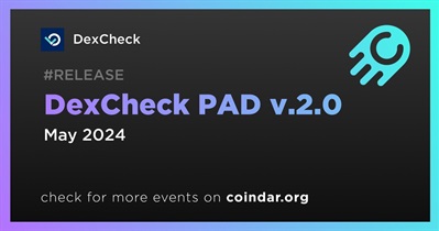 DexCheck to Release DexCheck PAD v.2.0 in May