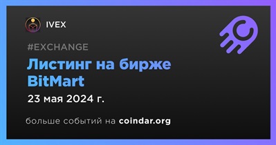 BitMart проведет листинг IVEX 23 мая