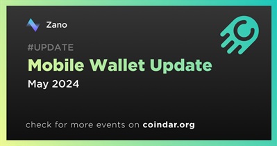 Zano to Release Mobile Wallet Update