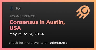 Soil to Participate in Consensus in Austin on May 29th
