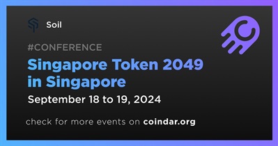 Soil to Participate in Singapore Token 2049 in Singapore