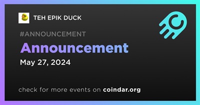 TEH EPIK DUCK to Make Announcement on May 27th
