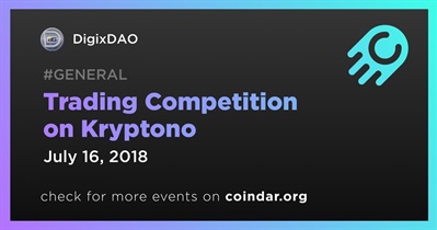 Trading Competition on Kryptono