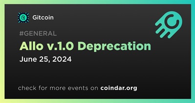 Gitcoin to Deprecate Allo v.1.0 on June 25th