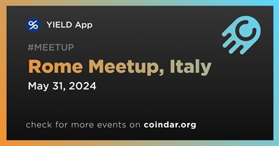 YIELD App to Host Meetup in Rome on May 31st