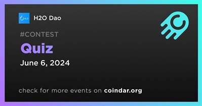 H2O Dao to Host Quiz on June 6th