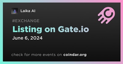 Laika AI to Be Listed on Gate.io