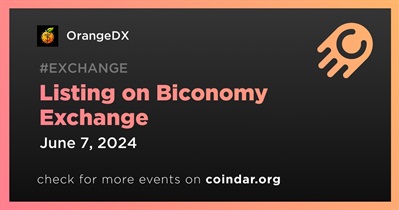 OrangeDX to Be Listed on Biconomy Exchange