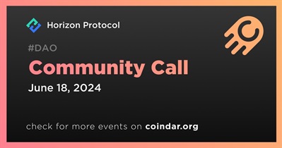 Horizon Protocol to Host Community Call on June 18th