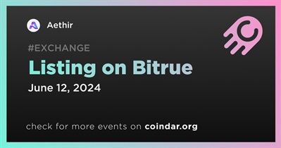 Aethir to Be Listed on Bitrue on June 12th