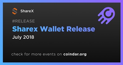 Sharex Wallet Release