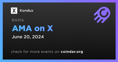 Kondux to Hold AMA on X on June 20th