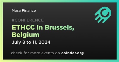 Masa Finance to Participate in ETHCC in Brussels on July 8th