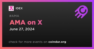 IDEX to Hold AMA on X on June 27th