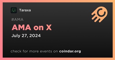 Taraxa to Hold AMA on X on July 27th