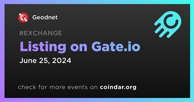 Geodnet to Be Listed on Gate.io