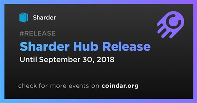 Sharder Hub Release