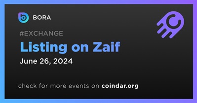 BORA to Be Listed on Zaif