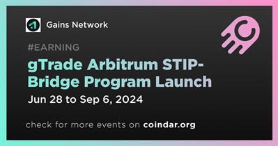 Gains Network to Release gTrade Arbitrum STIP-Bridge Program on June 28th