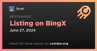Scrat to Be Listed on BingX