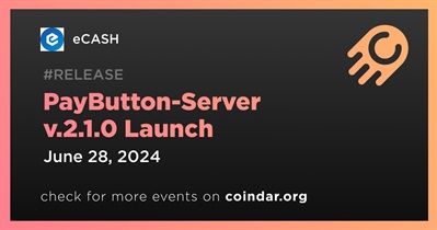 eCASH to Release PayButton-Server v.2.1.0