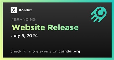 Kondux to Release Website on July 5th