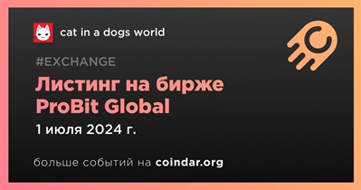 ProBit Global проведет листинг cat in a dogs world