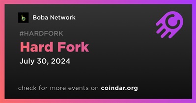 Boba Network to Undergo Hard Fork on July 30th