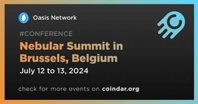 Oasis Network to Participate in Nebular Summit in Brussels on July 12th