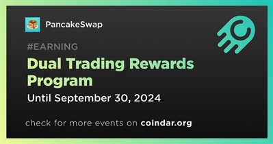 PancakeSwap to Hold Dual Trading Rewards Program in Q3