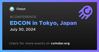 Oasys to Participate in EDCON in Tokyo on July 30th