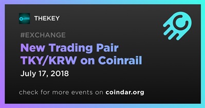 New Trading Pair TKY/KRW on Coinrail