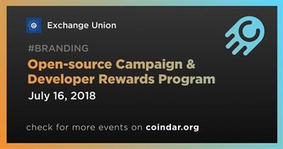 Programa de recompensas para desarrolladores y campañas de código abierto