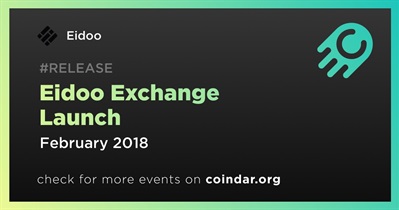 Lançamento do Eidoo Exchange