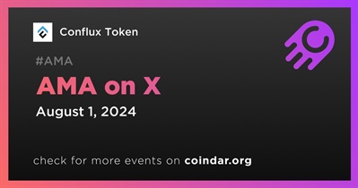 Conflux Token to Hold AMA on X on August 1st