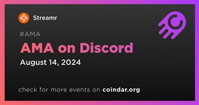 Streamr to Hold AMA on Discord on August 14th