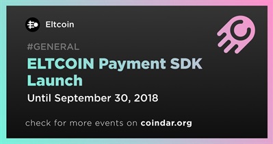 ELTCOIN Payment SDK Launch