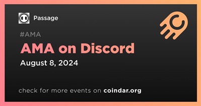 Passage to Hold AMA on Discord on August 8th