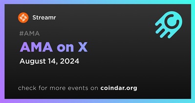 Streamr to Hold AMA on X on August 14th