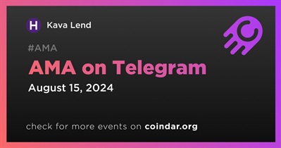 Kava Lend to Hold AMA on Telegram on August 15th