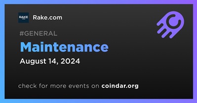 Rake.com to Conduct Scheduled Maintenance