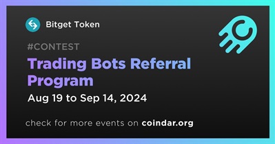 Bitget Token to Host Trading Bots Referral Program